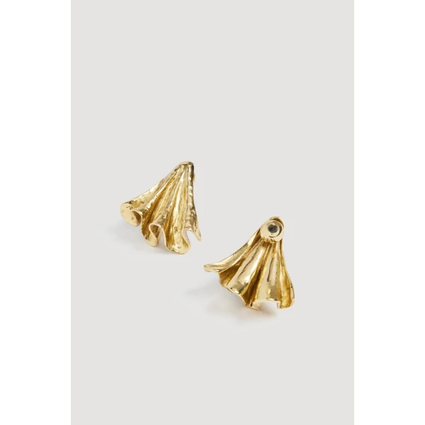 Aje Elera Stud in Gold | Earrings | Luxury Shoes 