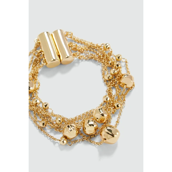 Aje Elle Gold Bracelet in Gold | Bracelets | Luxury Shoes 