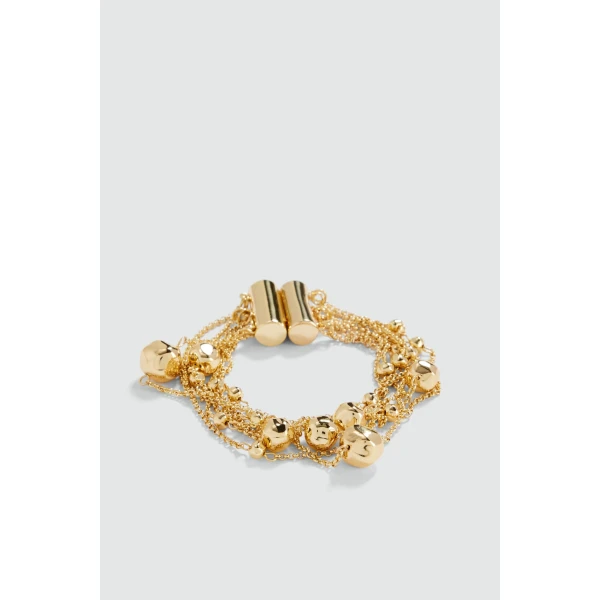 Aje Elle Gold Bracelet in Gold | Bracelets | Luxury Shoes 
