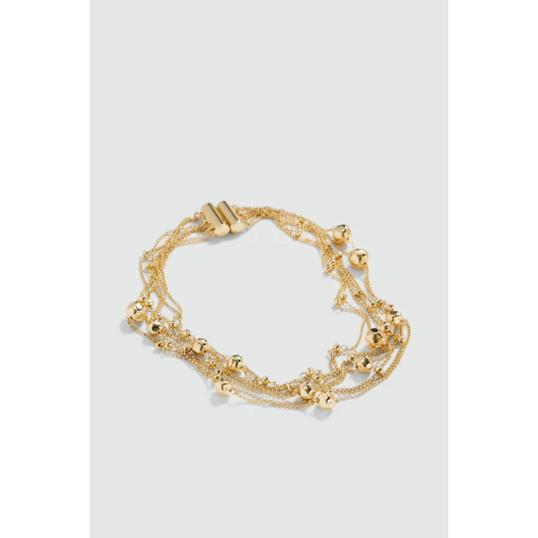 Aje Elle Gold Necklace in Gold | Necklace | Luxury Shoes 