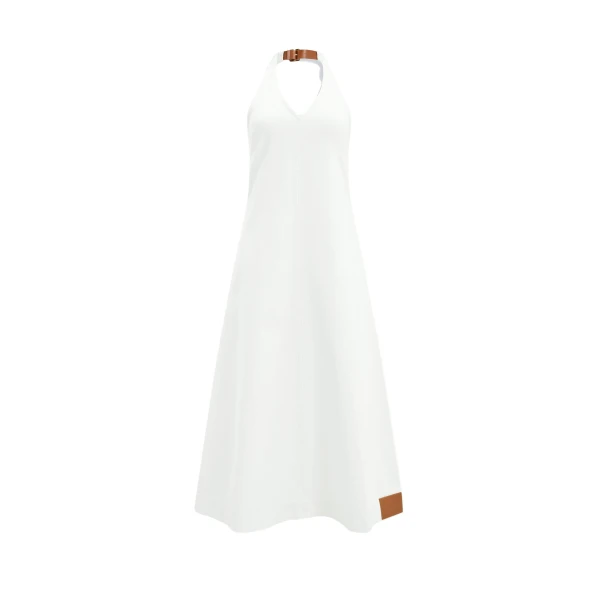 Elsie Denim Halter Dress