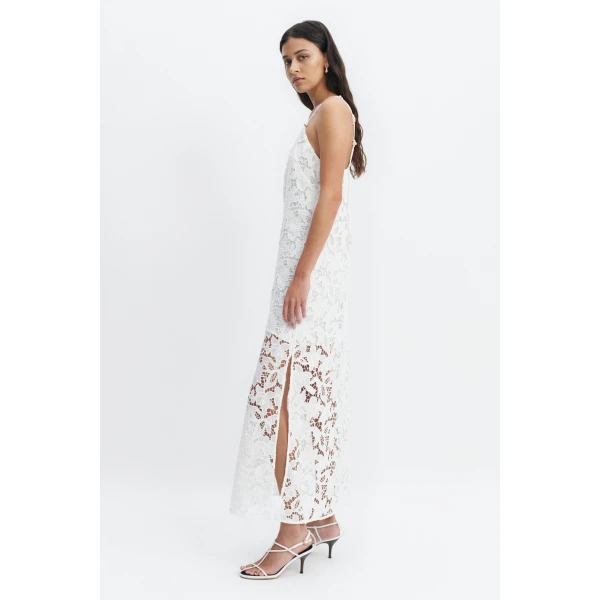 Aje Estelle Maxi Dress in White | Maxi Dresses | Luxury Shoes 