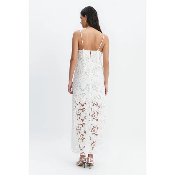 Aje Estelle Maxi Dress in White | Maxi Dresses | Luxury Shoes 