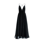 Aje Estelle Strappy Maxi Dress in Black | Maxi Dresses | Luxury Shoes 