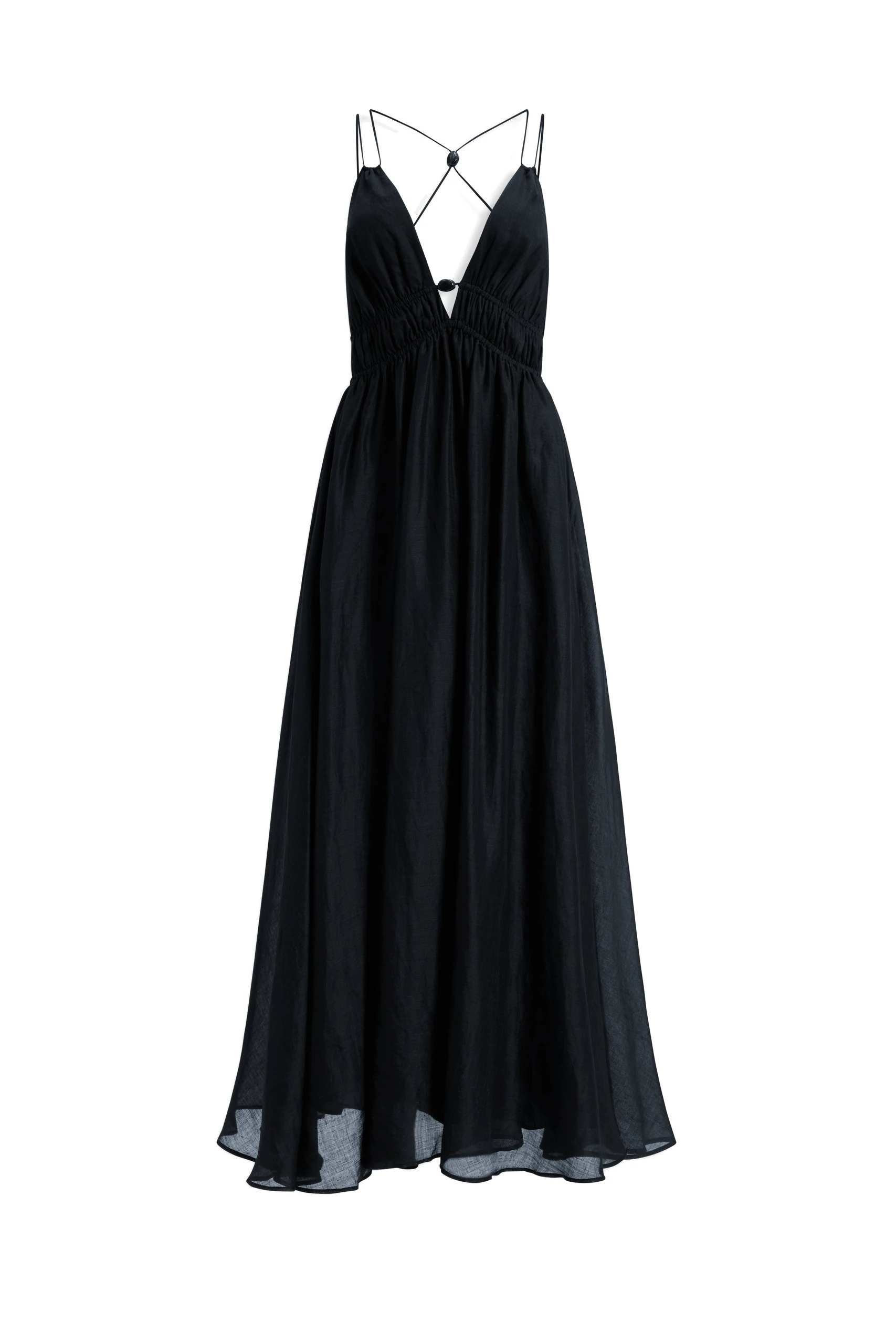 Aje Estelle Strappy Maxi Dress Black Aje Estelle Strappy Maxi Dress in Black | Maxi Dresses | Luxury Shoes