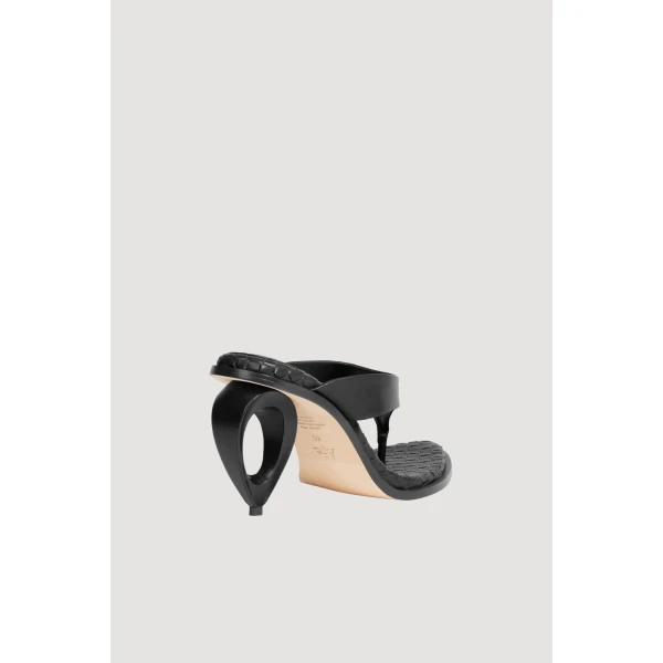 Aje Eternal Sculptural Heel Sandal in Black | Heels | Luxury Shoes 