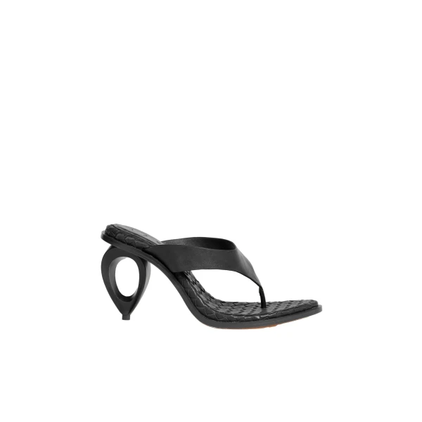 Aje Eternal Sculptural Heel Sandal in Black | Heels | Luxury Shoes 