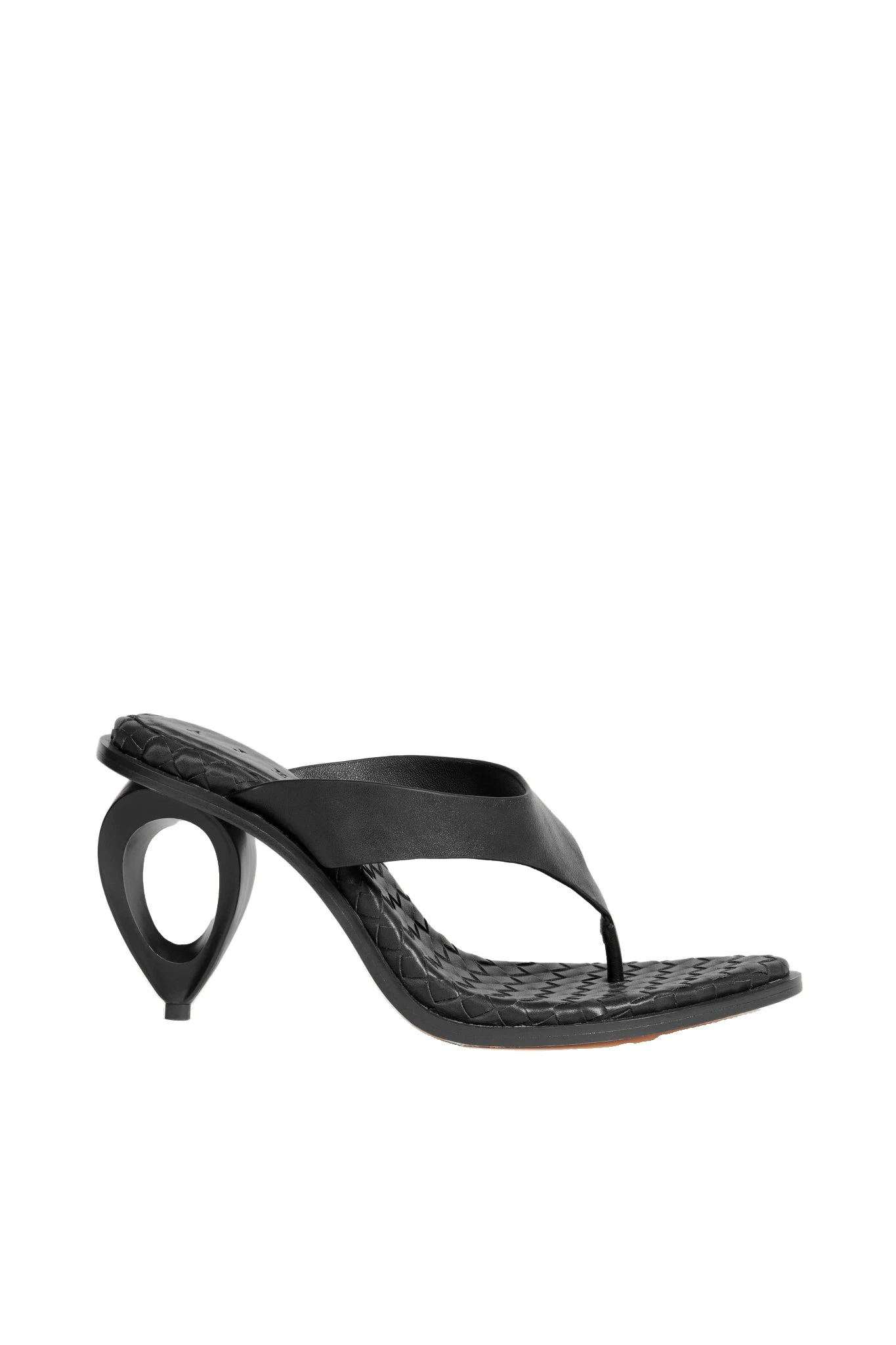 Aje Eternal Sculptural Heel Sandal Black Aje Eternal Sculptural Heel Sandal in Black | Heels | Luxury Shoes