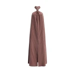 Aje Evie Halter Midi Dress in Milk Chocolate | Midi Dresses | Luxury Shoes 