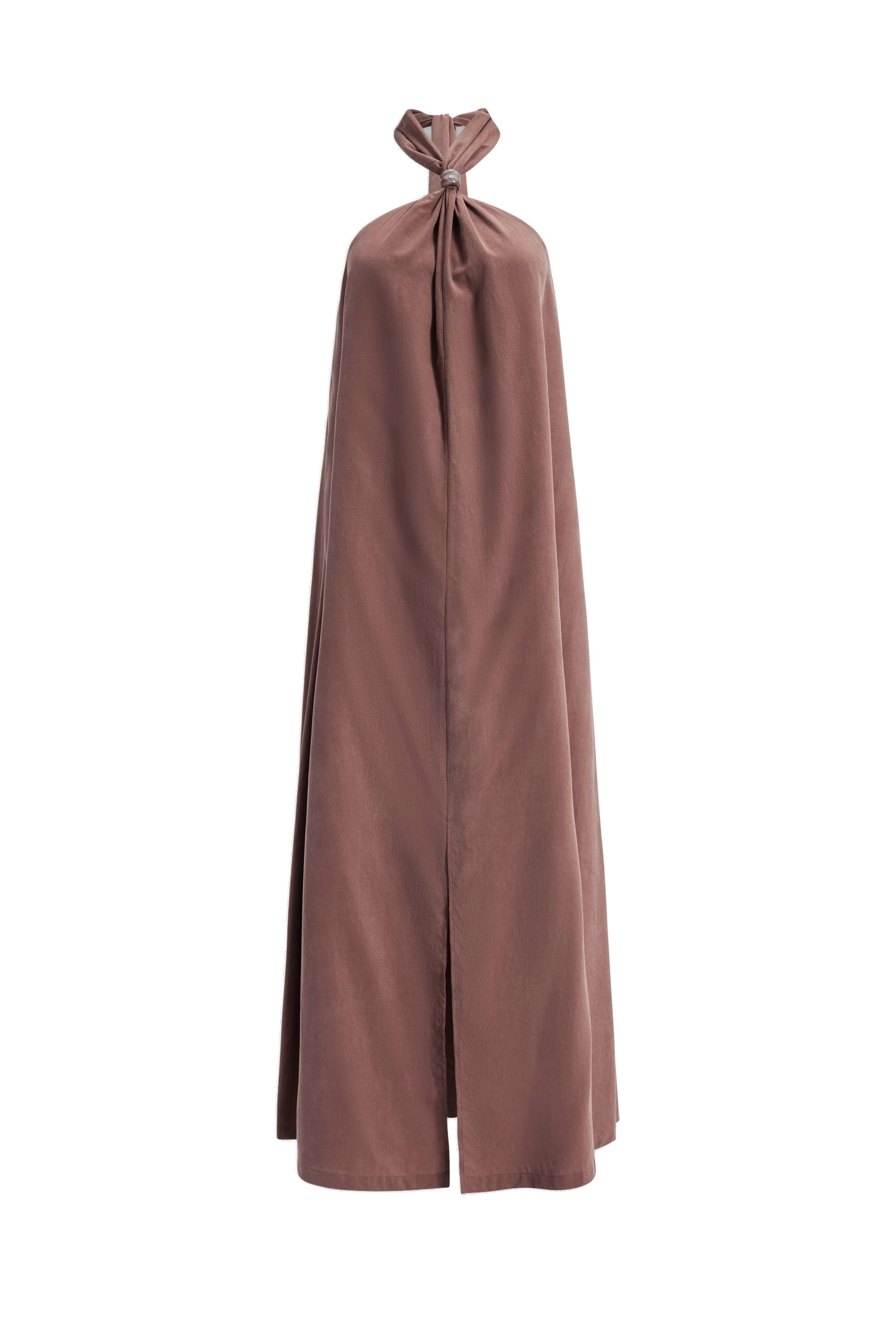 Aje Evie Halter Midi Dress Milk Chocolate Aje Evie Halter Midi Dress in Milk Chocolate | Midi Dresses | Luxury Shoes