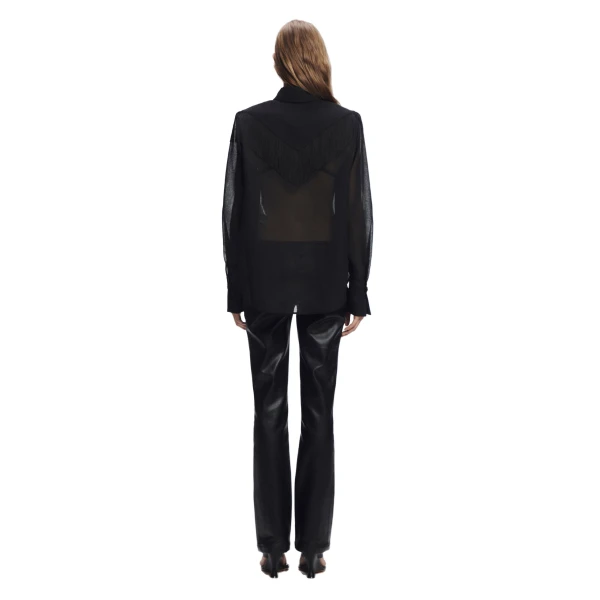 Aje Farrow Fringe Shirt