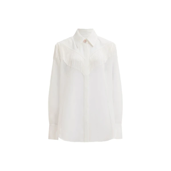 Aje Farrow Fringe Shirt