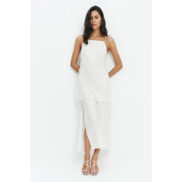 Aje Florence Maxi Dress in Ivory | Maxi Dresses | Luxury Shoes 