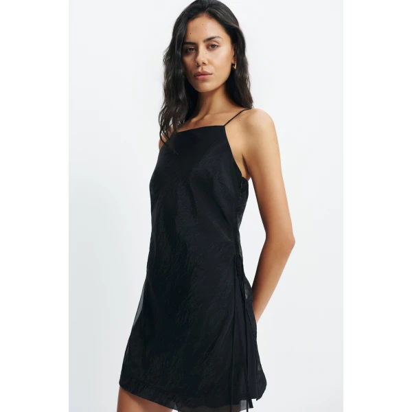 Aje Florence Mini Dress in Black | Mini Dresses | Luxury Shoes 