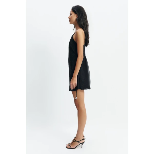Aje Florence Mini Dress in Black | Mini Dresses | Luxury Shoes 