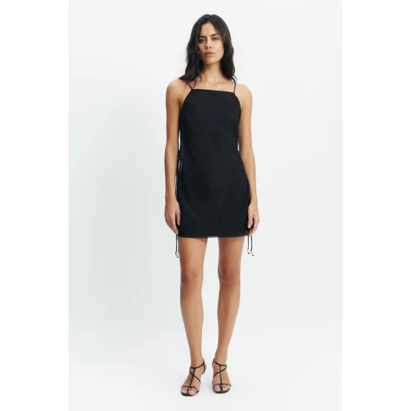 Aje Florence Mini Dress in Black | Mini Dresses | Luxury Shoes 