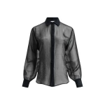 Aje Florence Tie Shirt in Black | Shirts | Luxury Shoes 