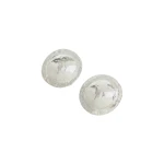 Aje Ira Disc Stud in Silver | Earrings | Luxury Shoes 
