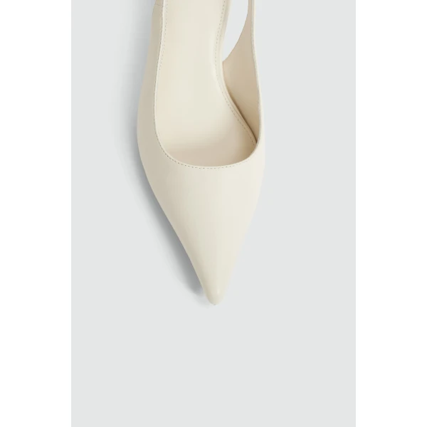 Aje Isadore Low Heel in Ivory | Heels | Luxury Shoes 