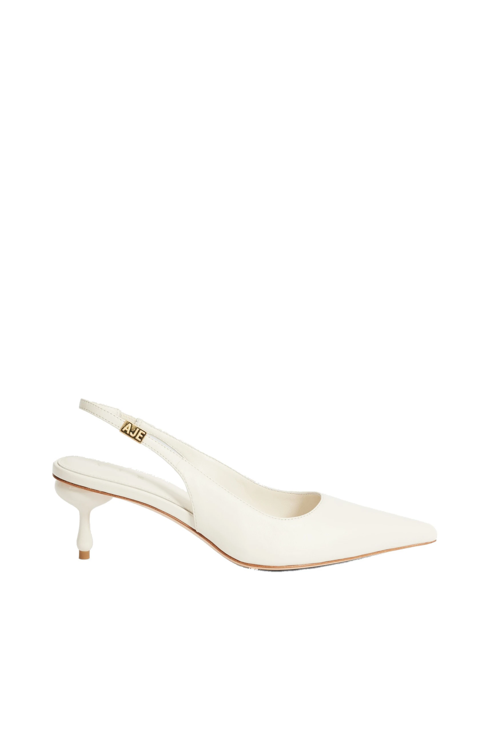 Aje Isadore Low Heel Ivory Aje Isadore Low Heel in Ivory | Heels | Luxury Shoes