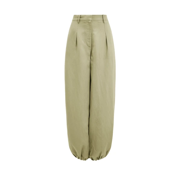 Aje Ivara Harem Pant in Pale Olive | Pants | Luxury Shoes 
