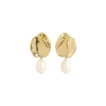 Aje Jude Pearl Stud in Gold/Pearl | Earrings | Luxury Shoes 