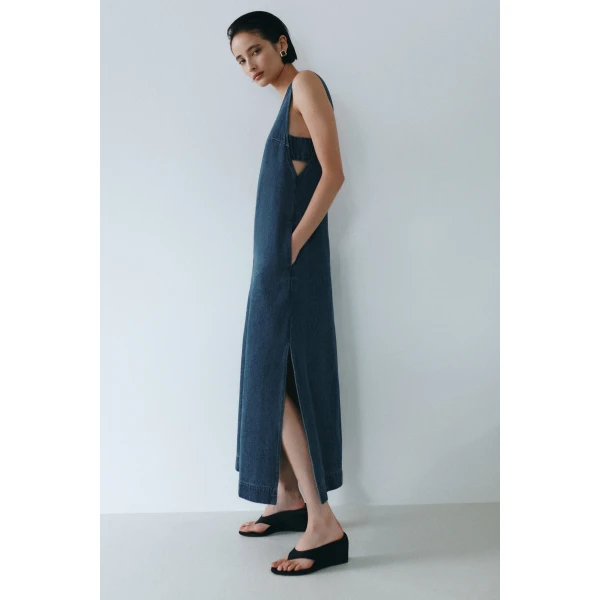 Aje Kendall Midi Dress in Coastal Wash | Midi Dresses | Luxury Shoes 