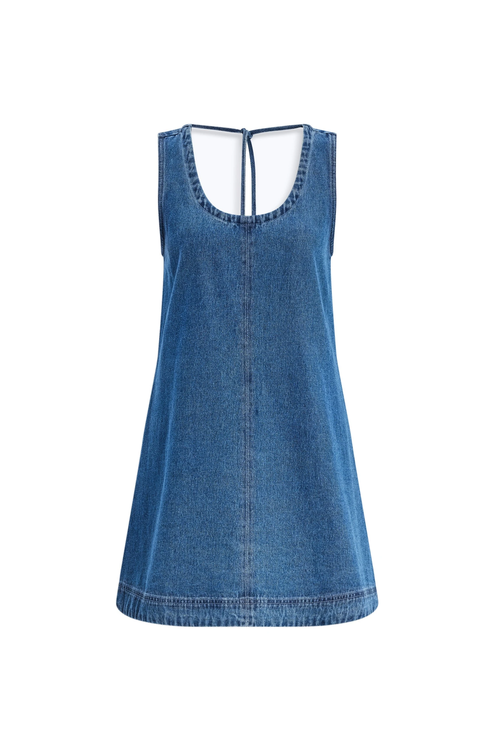 Aje Kendall Tie Back Mini Dress Coastal Wash Aje Kendall Tie Back Mini Dress in Coastal Wash | Mini Dresses | Luxury Shoes