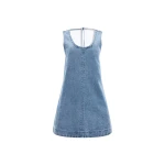 Aje Kendall Tie Back Mini Dress in Light Wash | Mini Dresses | Luxury Shoes 