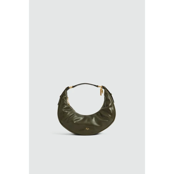 Aje Leaf Small Soft Shoulder Bag in Pine | Shoulder & Crossbody Bags | Luxury Shoes 