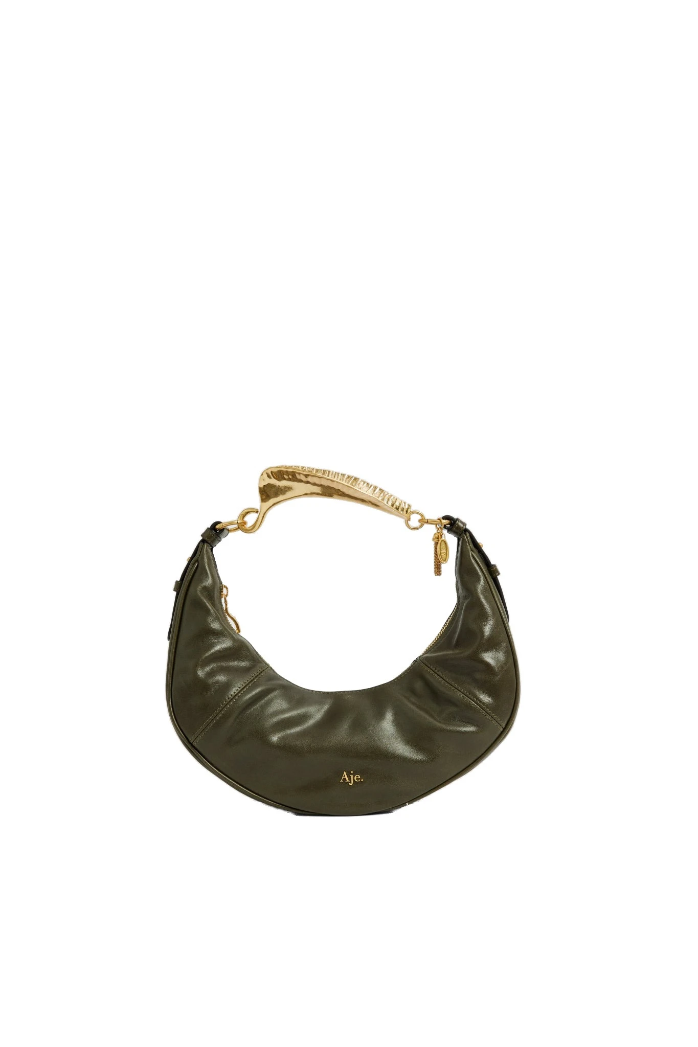 Aje Leaf Small Soft Shoulder Bag Pine Aje Leaf Small Soft Shoulder Bag in Pine | Shoulder & Crossbody Bags | Luxury Shoes