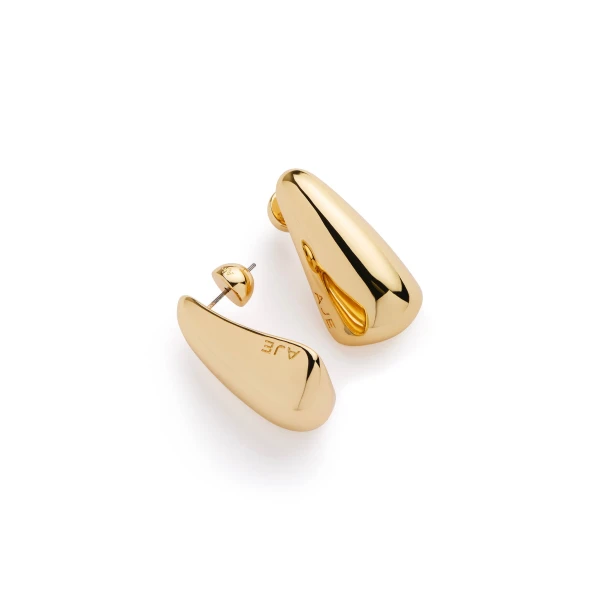 Aje Levels Earring in Gold | Earrings | Luxury Shoes 