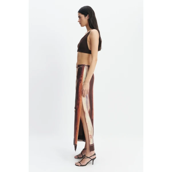 Aje Lindsey Maxi Skirt in Mineral Horizon | Skirts | Luxury Shoes 