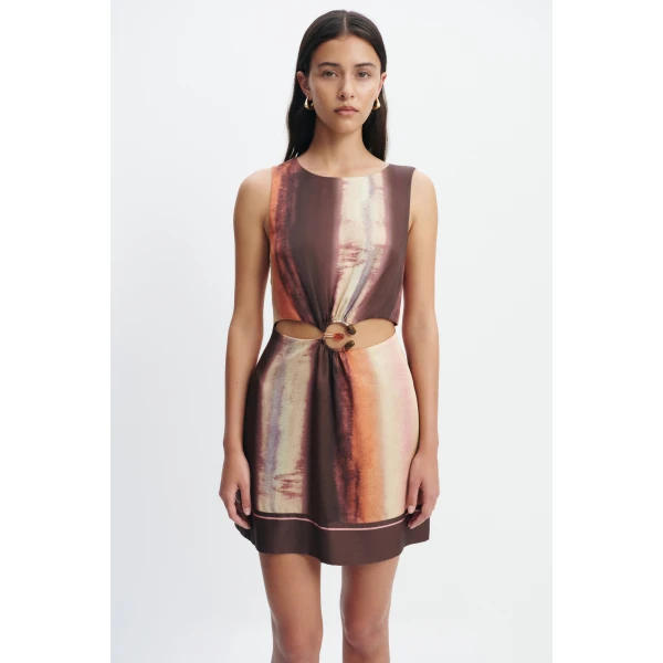 Aje Lindsey Mini Dress in Mineral Horizon | Mini Dresses | Luxury Shoes 