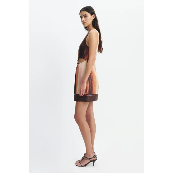 Aje Lindsey Mini Dress in Mineral Horizon | Mini Dresses | Luxury Shoes 