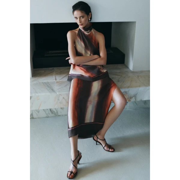Aje Lindsey Tie Back Top in Mineral Horizon | Tops | Luxury Shoes 