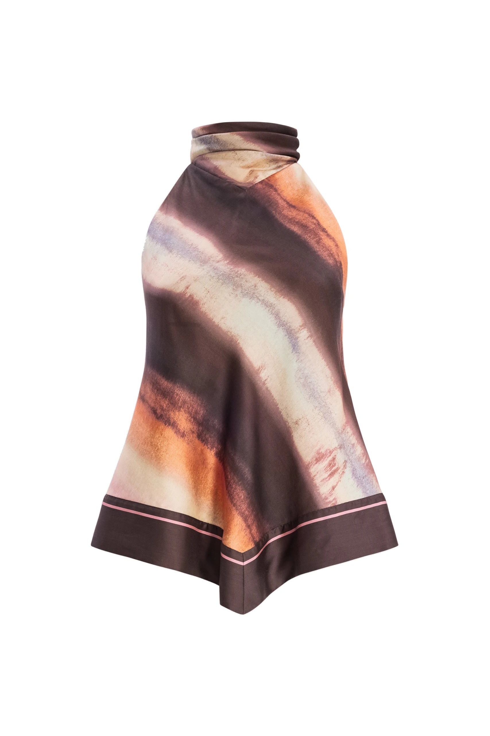 Aje Lindsey Tie Back Top Mineral Horizon Aje Lindsey Tie Back Top in Mineral Horizon | Tops | Luxury Shoes