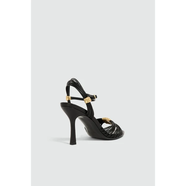Aje Liora Strappy Heel in Black | Heels | Luxury Shoes 