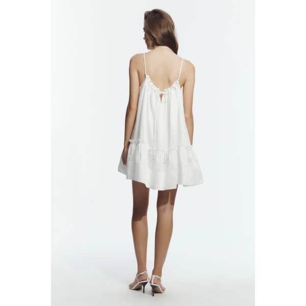 Aje Lucera Mini Dress in Ivory | Mini Dresses | Luxury Shoes 