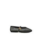 Aje Macy Ballet Flat in Black | Flats | Luxury Shoes 