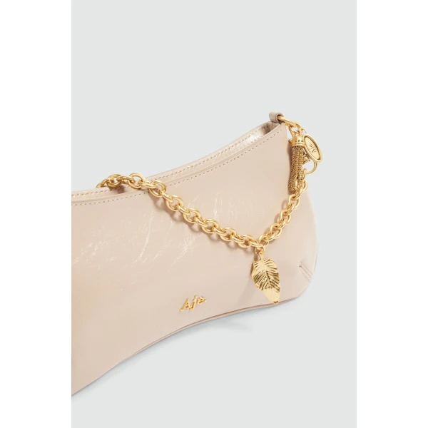 Aje Macy Small Baguette Bag in Antique Rose | Shoulder & Crossbody Bags | Luxury Shoes 