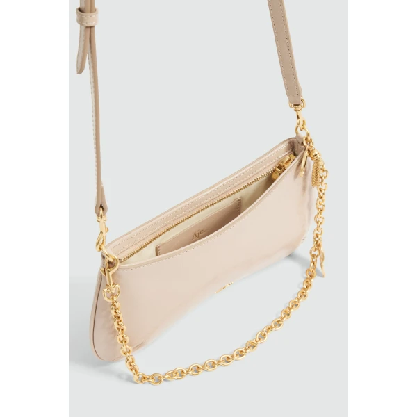 Aje Macy Small Baguette Bag in Antique Rose | Shoulder & Crossbody Bags | Luxury Shoes 