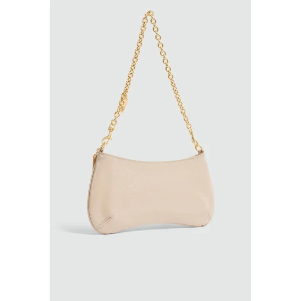 Aje Macy Small Baguette Bag in Antique Rose | Shoulder & Crossbody Bags | Luxury Shoes 