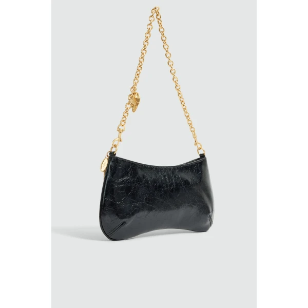 Aje Macy Small Baguette Bag in Black | Shoulder & Crossbody Bags | Luxury Shoes 