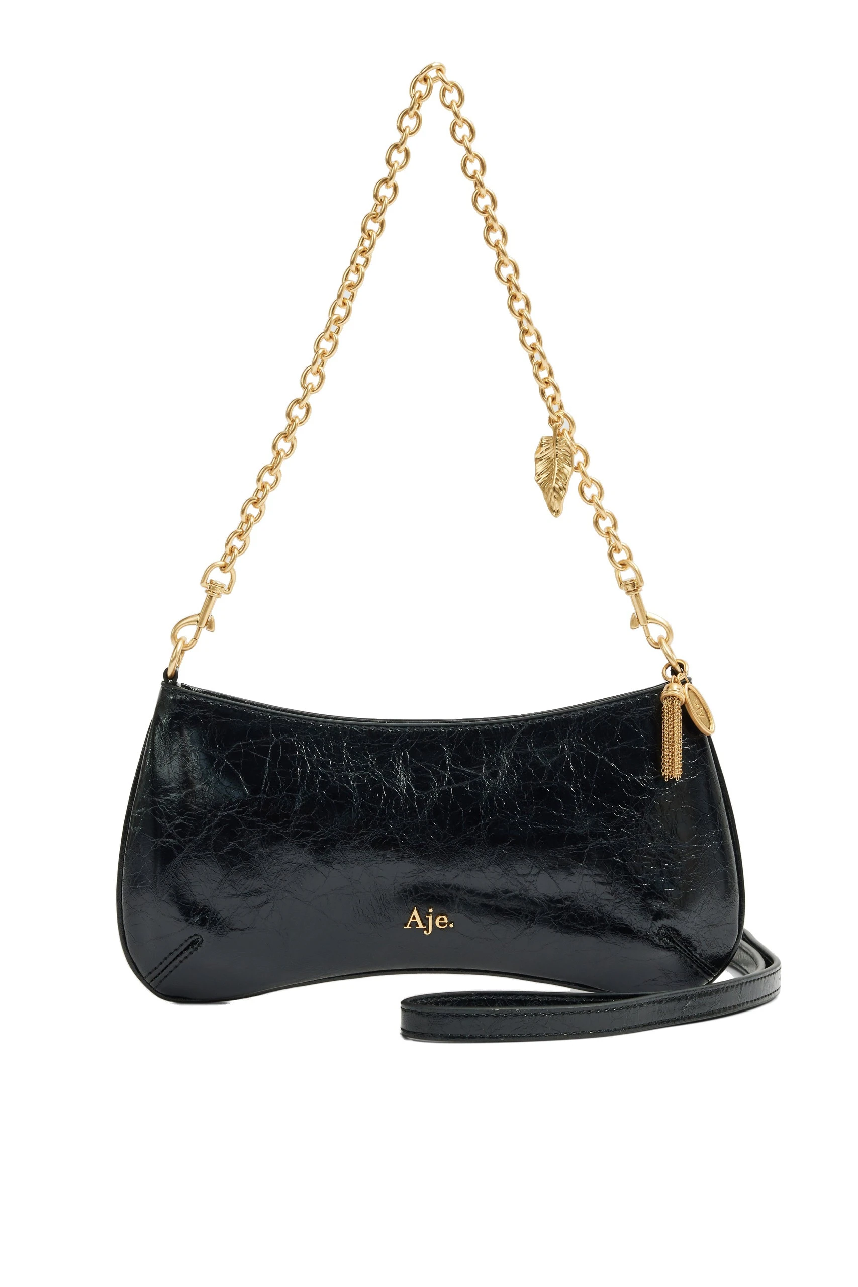 Aje Macy Small Baguette Bag Black Aje Macy Small Baguette Bag in Black | Shoulder & Crossbody Bags | Luxury Shoes