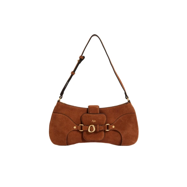 Macy Suede Baguette Bag