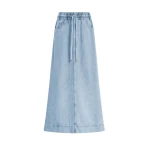 Aje Margot Denim Maxi Skirt in Bleach | Skirts | Luxury Shoes 