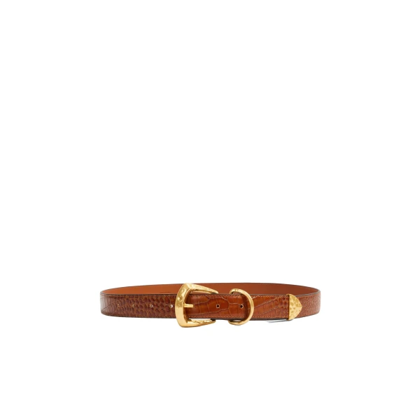 Maxine Croc Emboss Belt