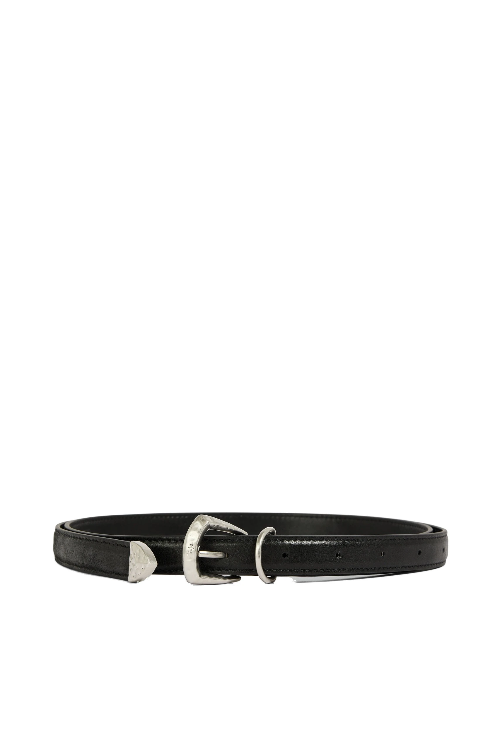 Aje Maxine Long Slim Belt Black/Silver Aje Maxine Long Slim Belt in Black/Silver | Belts | Luxury Shoes