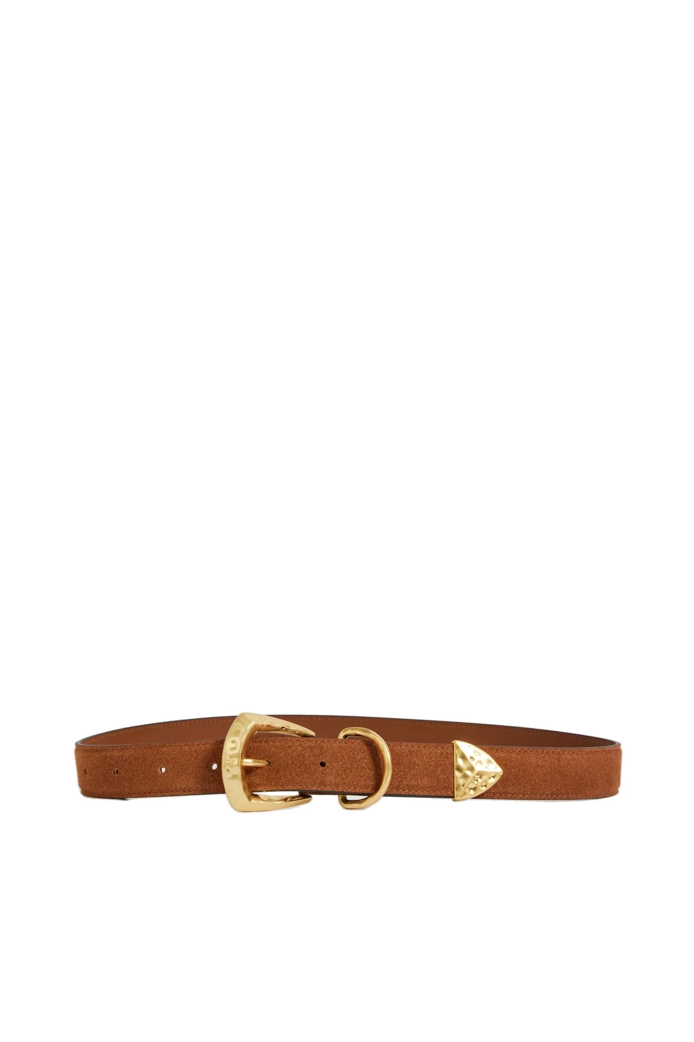 Aje Maxine Suede Belt Amber Brown Aje Maxine Suede Belt in Amber Brown | Belts | Luxury Shoes